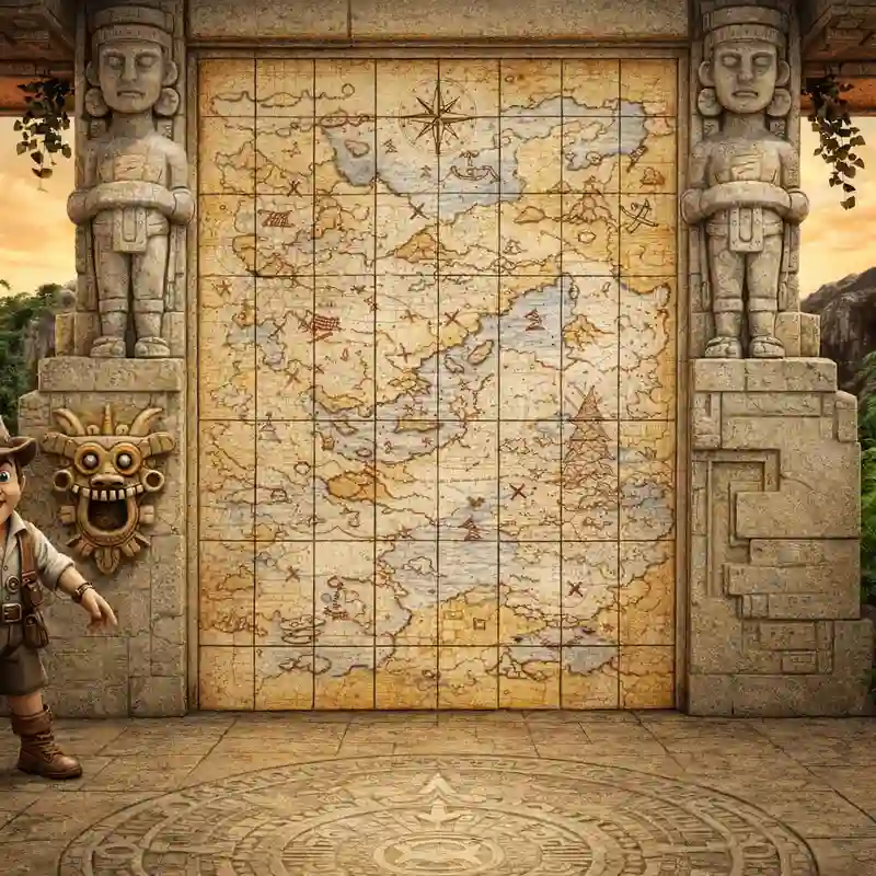 Gonzo Treasure Map Live